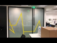 Film intelligente personalizzato stampabile applicato alle partizioni in vetro per ufficio