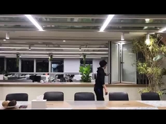 Film intelligente personalizzato professionalmente applicato alle divisorie di vetro per ufficio